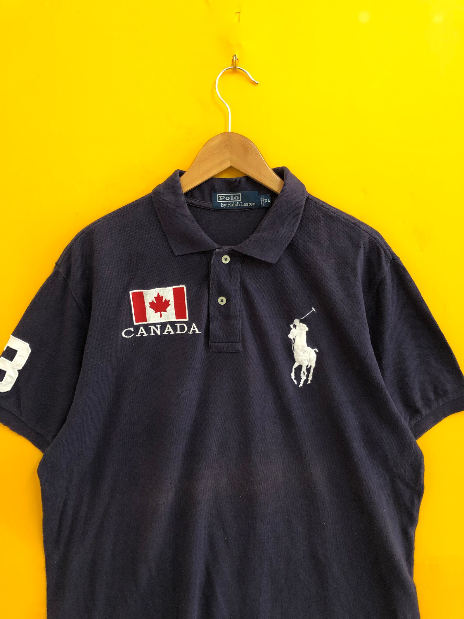 Polo Ralph Lauren Canada Flag Big Polos Shirt Large | Etsy