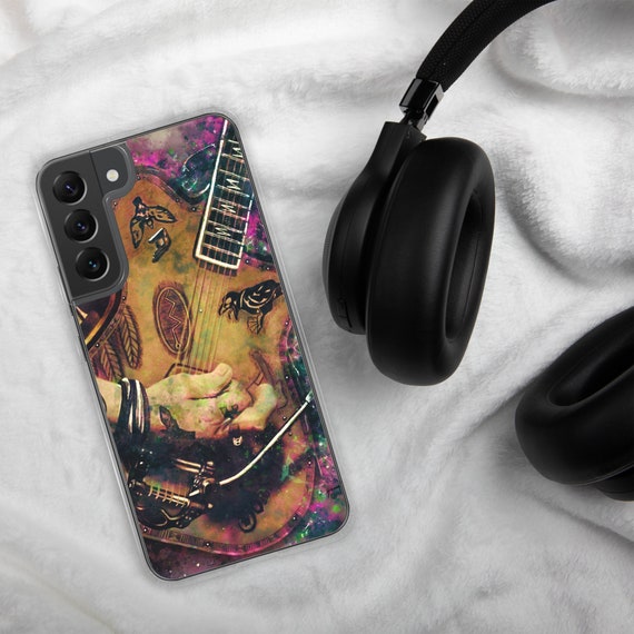 Hand-Painted Samsung Phone Cases with Johnnys Guitar Art