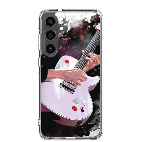 Hand-Painted Samsung Phone Cases with Bucket Guitar Art