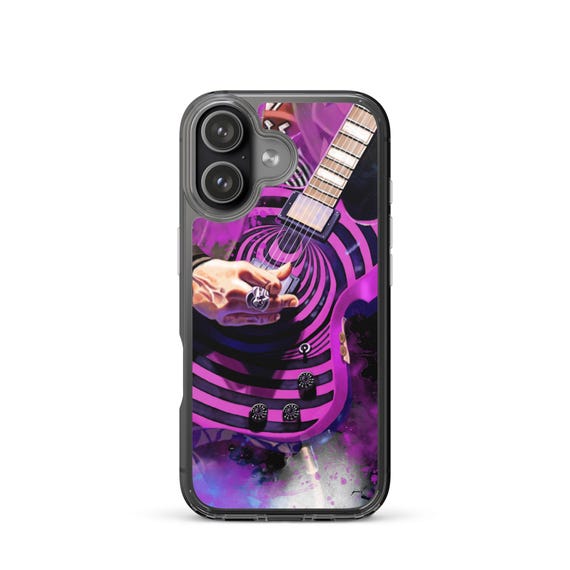 Hand-Painted iPhone Phone Cases with Zack's Guitar Art