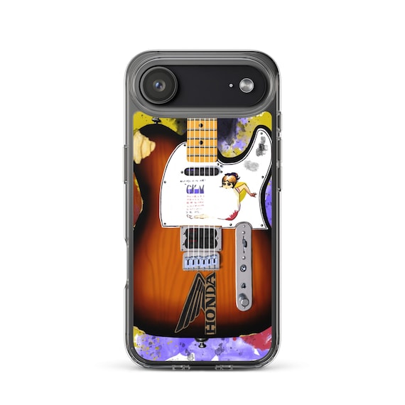 Hand-Painted iPhone Phone Cases with Jonny's Guitar Art