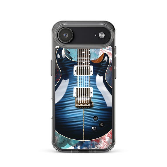 Hand-Painted iPhone Phone Cases with Carlos' Guitar Art