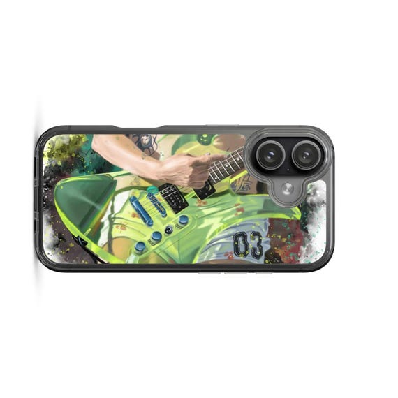 Hand-Painted iPhone Phone Cases with Rhian's Guitar Art