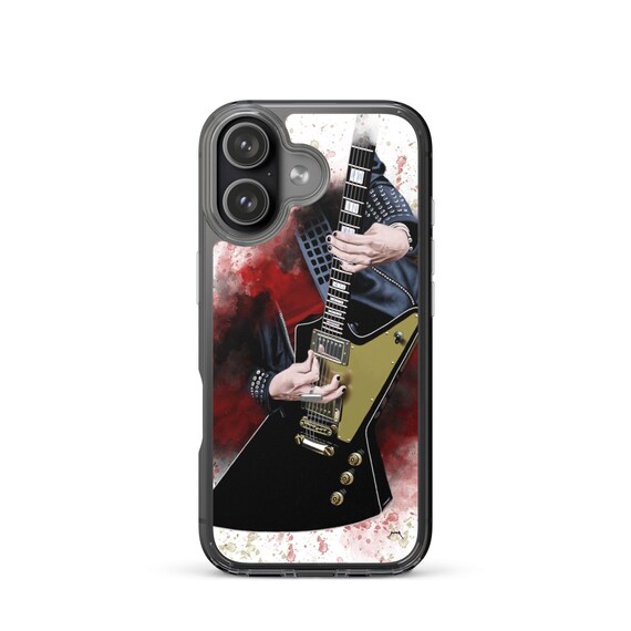 Hand-Painted iPhone Phone Cases with Liz's Guitar Art