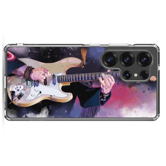 Hand-Painted Samsung Phone Cases with Rich's Guitar Art