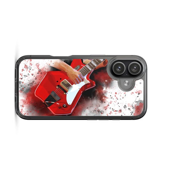 Hand-Painted iPhone Phone Cases with Jack's Guitar Art