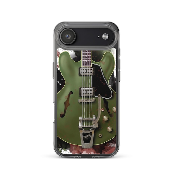 Hand-Painted iPhone Phone Cases with Chris' Guitar Art