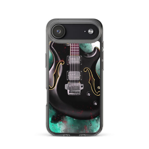 Hand-Painted iPhone Phone Cases with Wes' Guitar Art