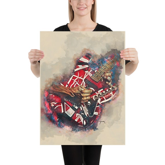 Eds guitar art 18x24