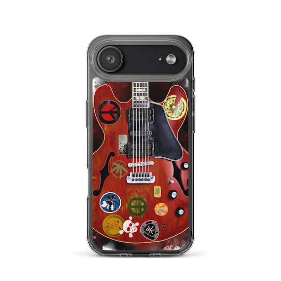 Hand-Painted iPhone Phone Cases with Alvin's Guitar Art