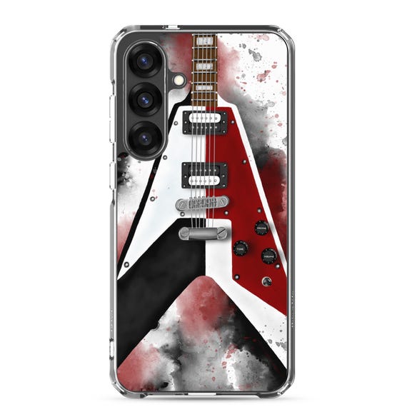 Hand-Painted Samsung Phone Cases with Michael's Guitar Art