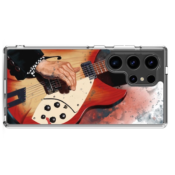 Hand-Painted Samsung Phone Cases with Tom's Guitar Art