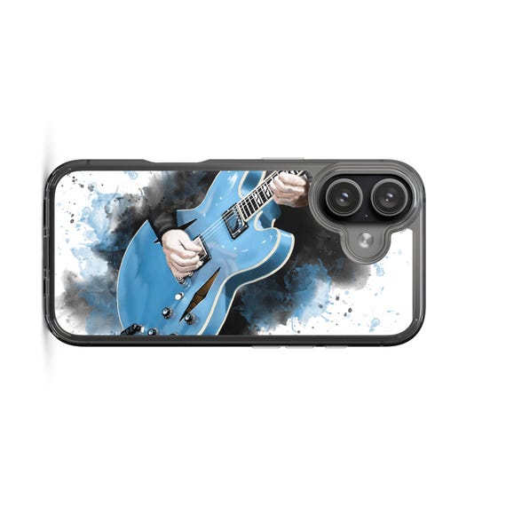 Hand-Painted iPhone Phone Cases with Dave's Guitar Art