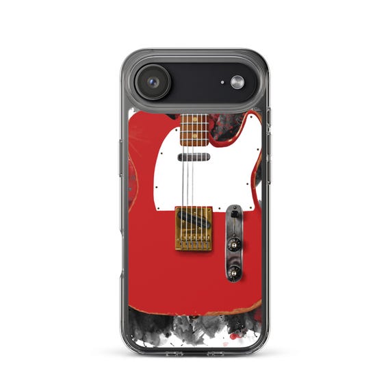 Hand-Painted iPhone Phone Cases with Muddy Guitar Art