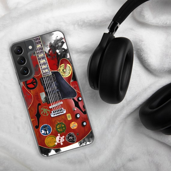 Hand-Painted Samsung Phone Cases with Alvin Guitar Art