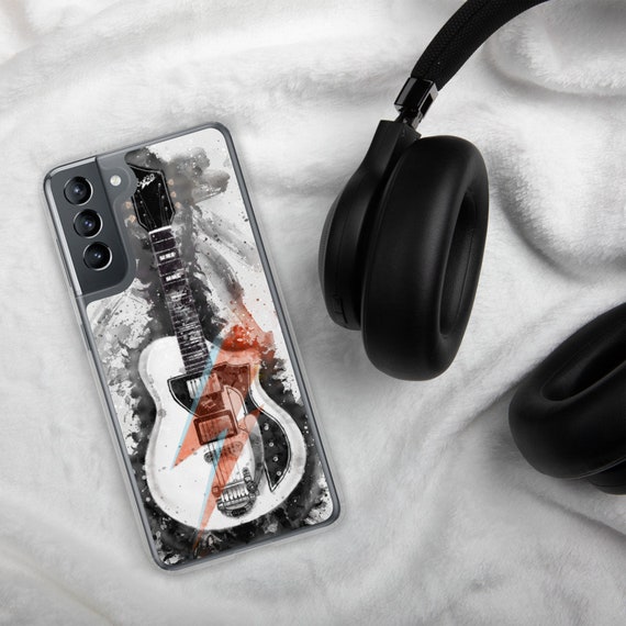 Hand-Painted Samsung Phone Cases with David's Guitar Art