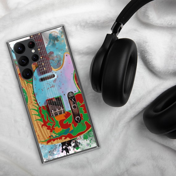 Hand-Painted Samsung Phone Cases with Jimmy P. Guitar Art