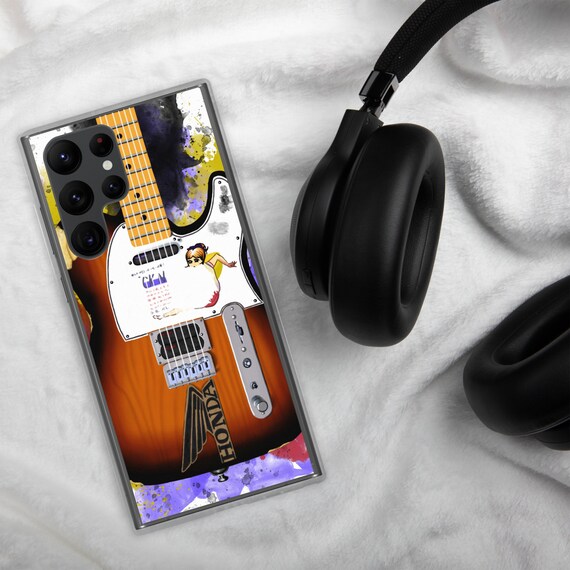 Hand-Painted Samsung Phone Cases with Jonny's Guitar Art