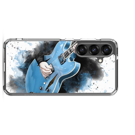 Hand-Painted Samsung Phone Cases with Dave's Guitar Art