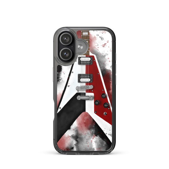 Hand-Painted iPhone Phone Cases with Michael's Guitar Art