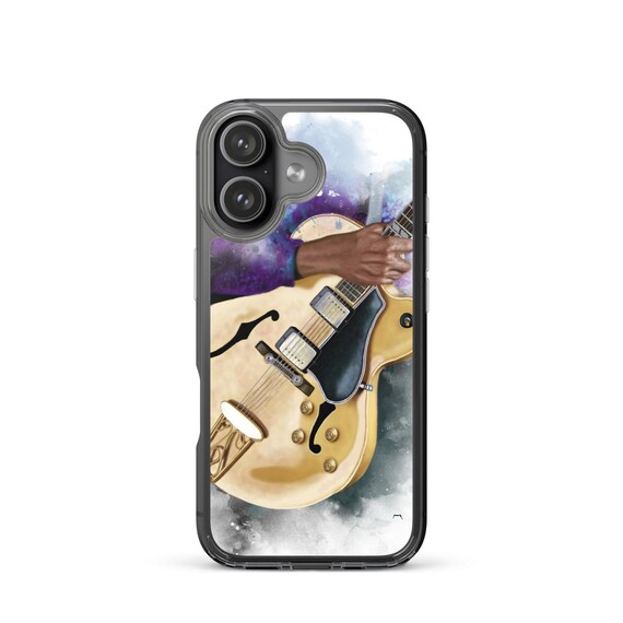 Hand-Painted iPhone Phone Cases with Chuck's Guitar Art