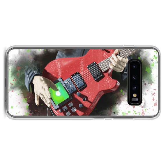 Hand-Painted Samsung Phone Cases with Matt's Guitar Art