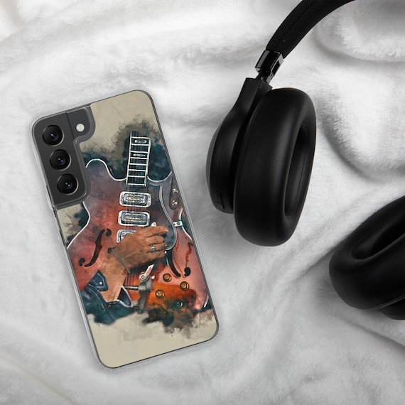 Hand-Painted Samsung Phone Cases with Dan's Guitar Art