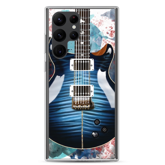Hand-Painted Samsung Phone Cases with Carlos' Guitar Art