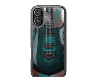 Just Rock Red Guitar Phone Case Cover for iPhone 17 Pro Max 16 15