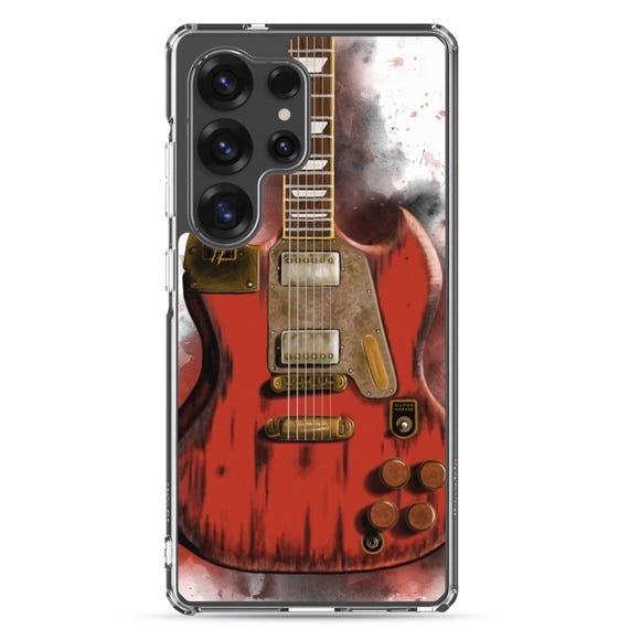 Hand-Painted Samsung Phone Cases with Billy's Guitar Art