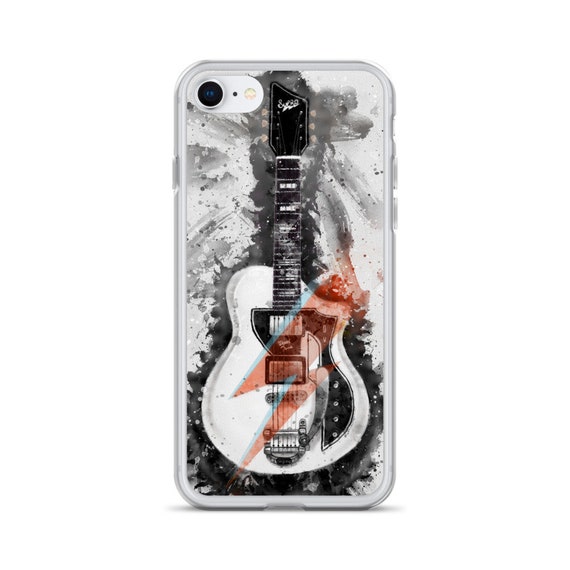 Hand-Painted iPhone Phone Cases with David's Guitar Art