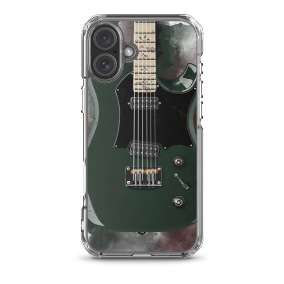 Hand-Painted iPhone Phone Cases with Miles' Guitar Art