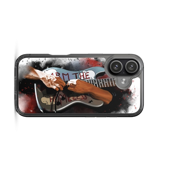 Hand-Painted iPhone Phone Cases with Tom's Guitar Art