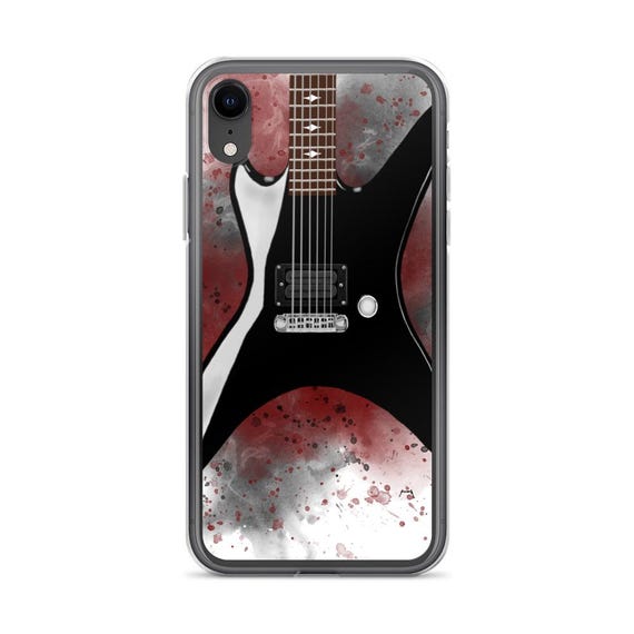Hand-Painted iPhone Phone Cases with Chuck's Guitar Art