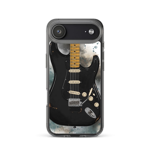 Hand-Painted iPhone Phone Cases with David's Guitar Art