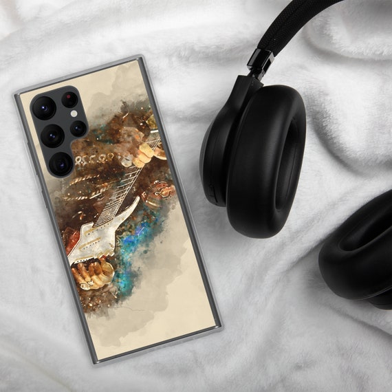 Hand-Painted Samsung Phone Cases with Voodoo Guitar Art