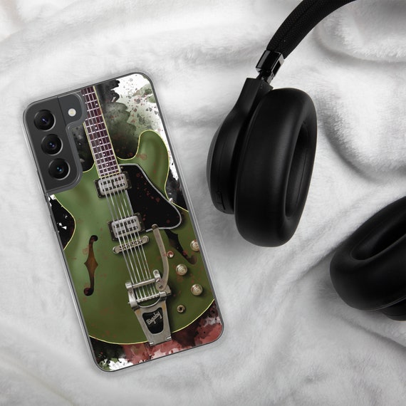Hand-Painted Samsung Phone Cases with Chris' Guitar Art