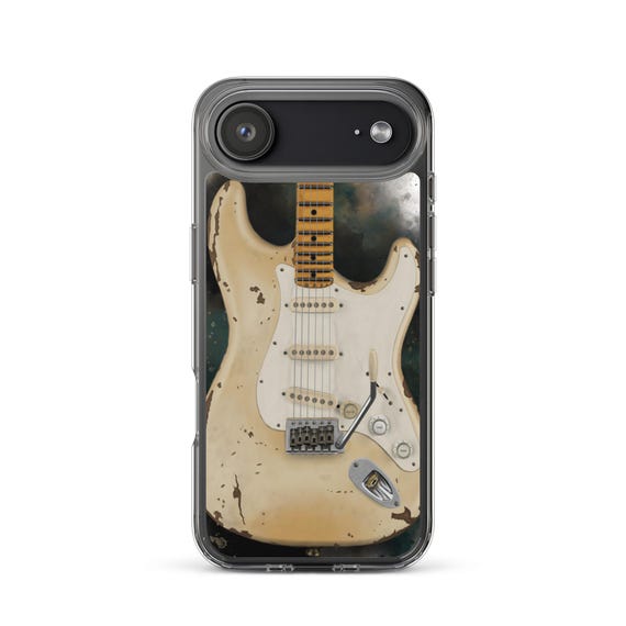Hand-Painted iPhone Phone Cases with Jimmy's Guitar Art