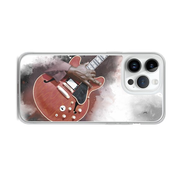 Hand-Painted iPhone Phone Cases with Freddy's Guitar Art