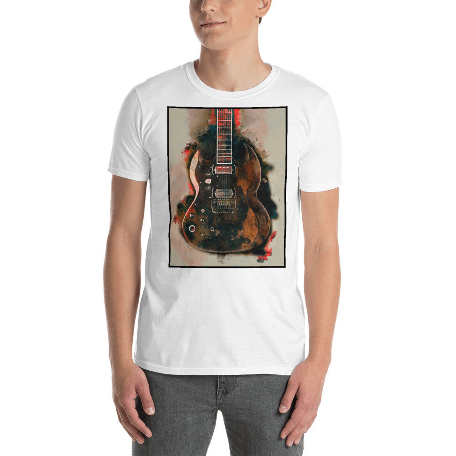 Tony Iommi's guitar unisex t-shirt music tshirt music | Etsy