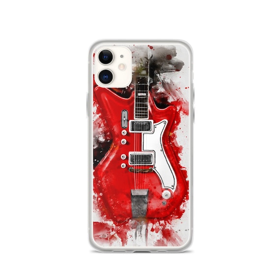 Hand-Painted iPhone Phone Cases with Jack's Guitar Art