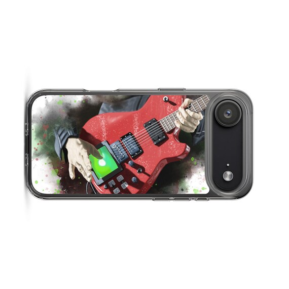 Hand-Painted iPhone Phone Cases with Matt's Guitar Art