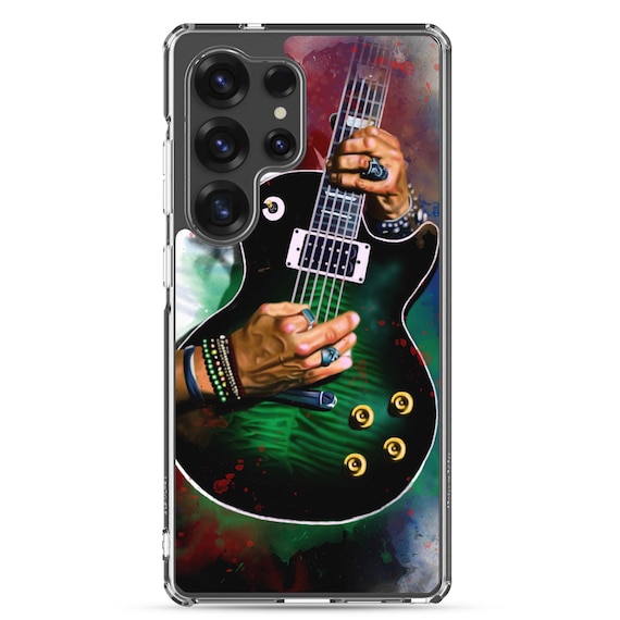 Hand-Painted Samsung Phone Cases with AnacondaBurst Guitar Art