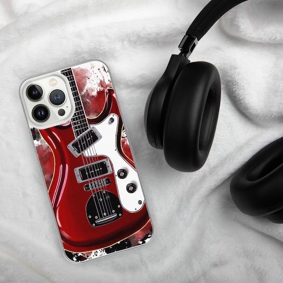 Hand-Painted iPhone Phone Cases with Don's Guitar Art