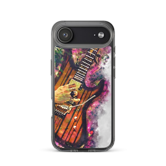 Hand-Painted iPhone Phone Cases with Sin's Guitar Art