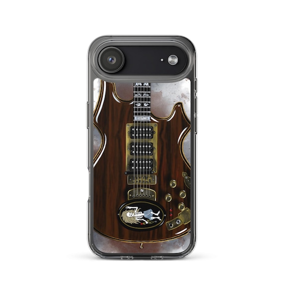 Hand-Painted iPhone Phone Cases with Jerry's Guitar Art