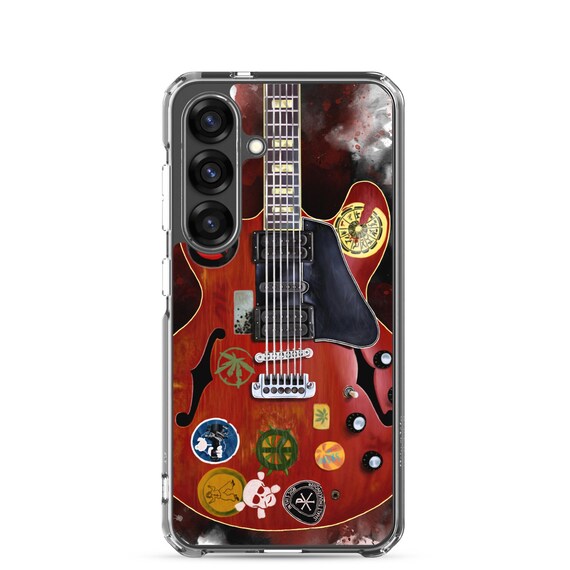 Hand-Painted Samsung Phone Cases with Alvin's Guitar Art