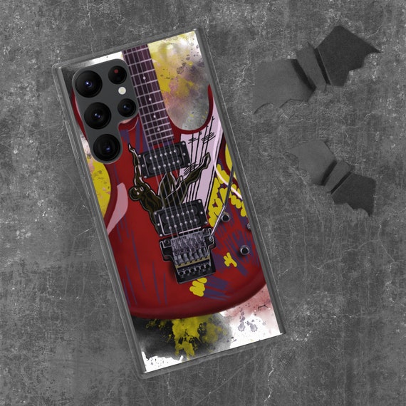 Hand-Painted Samsung Phone Cases with Joe's Guitar Art
