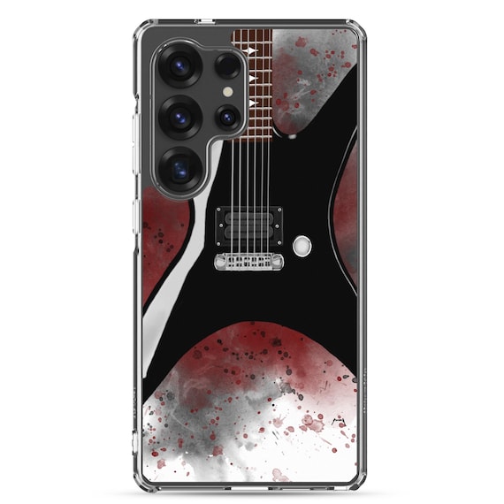 Hand-Painted Samsung Phone Cases with Chuck's Guitar Art