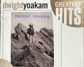 Dwight Yoakam Just Looking For A Hit 1989 CD Pristine In Original Shrinkwrap Pete Anderson Dave Alvin Buck Owens k.d. lang
